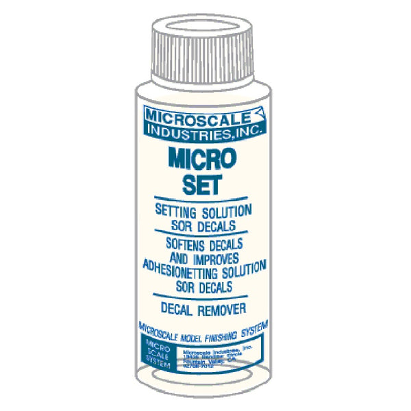 Microscale Micro Set/Micro Sol Decal Setting Solution Set MI-1/MI